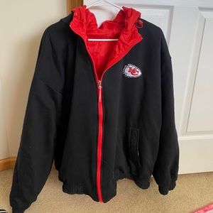 Oversized Chiefs Zip Up